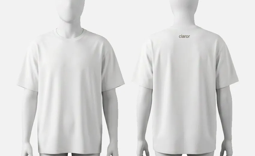 Samarreta oversize blanca Claror